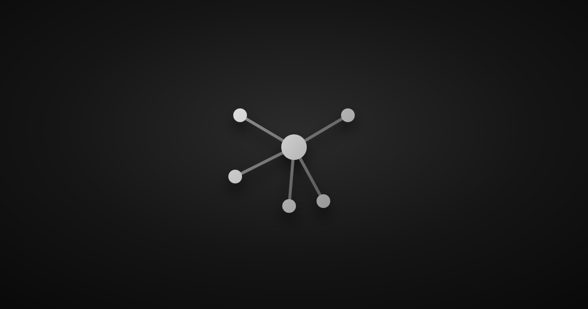 Illustration of a branching node tree